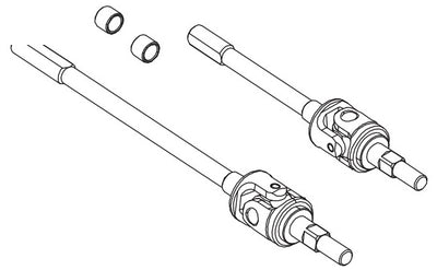 Absima Homokinetische Kardanwelle Vorne (x2) CR4.4 1231092