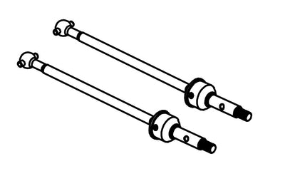 Absima Eje motriz delantero CVD (x2) Mini AMT BL/3S 1610137