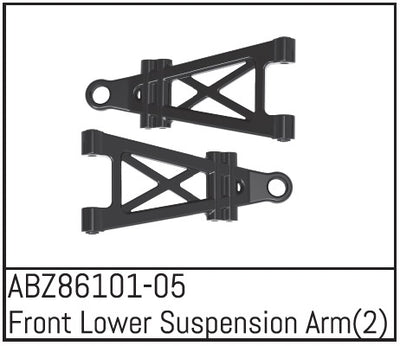 Absima Triangle Inférieur Avant (x2) Mini AMT ABZ86101-05