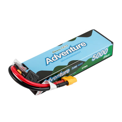 Gens Ace Batería de litio G-Tech Adventure 7,4 V, 5000 mAh, 60C, XT60