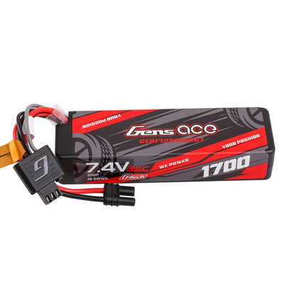 Gens Ace Accu lipo G-Tech 7.4v 1700mAh 35C EC2