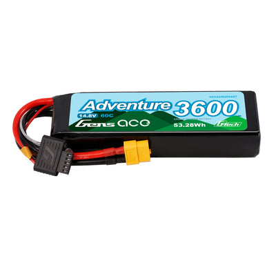 Gens Ace Accu lipo G-Tech Adventure 14.8v 3600mAh 60C XT60