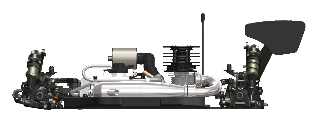 HB Racing Nitro Buggy D8 RS Wedstrijdset 204900