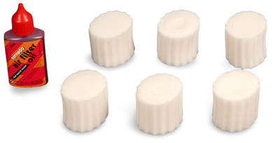 Tornado Air Filters 1/8 TT (x6) + Oil J19006/01