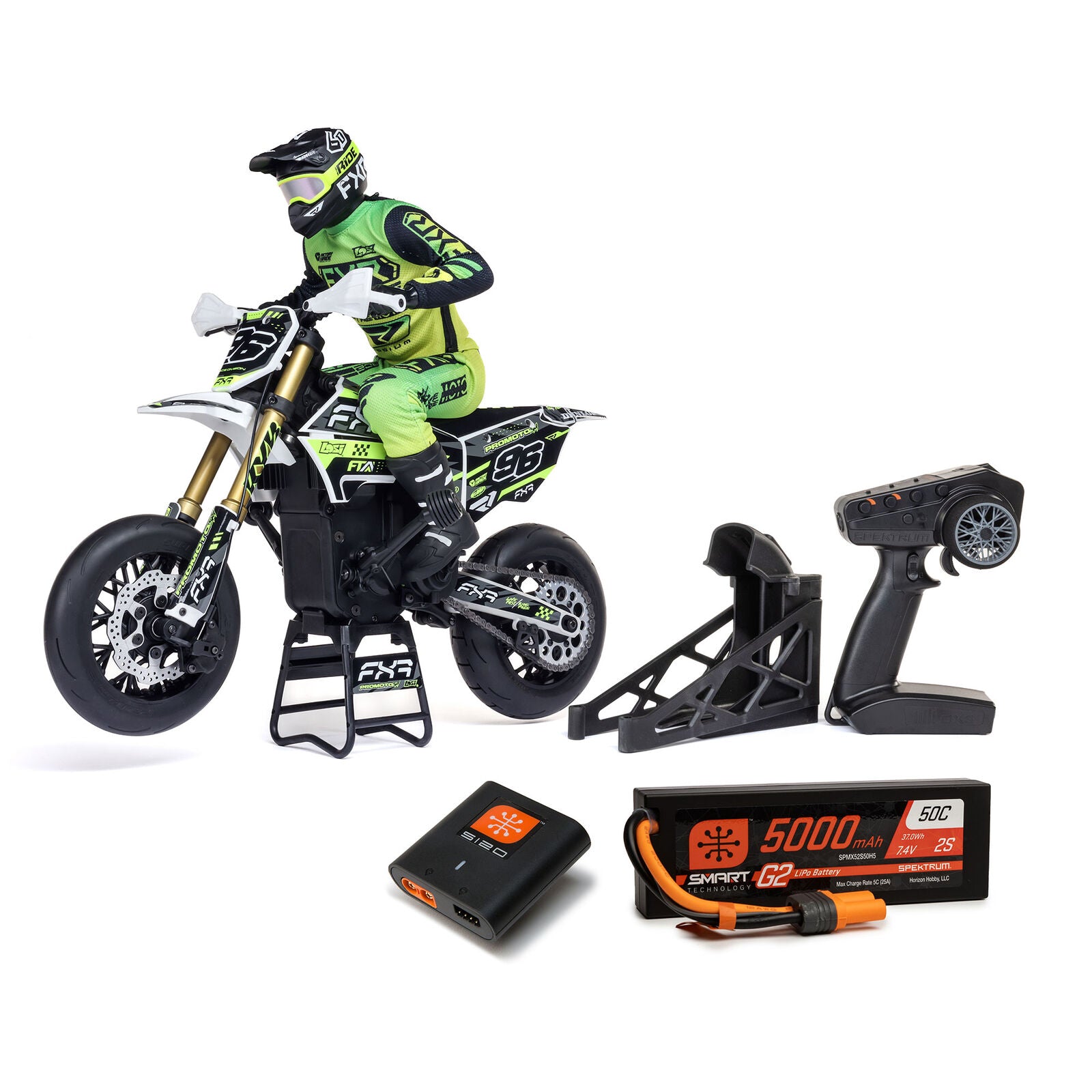 Losi Moto Promoto-SM FXR Supermoto RTR 1/4 + Bateria e carregador LOS-2310