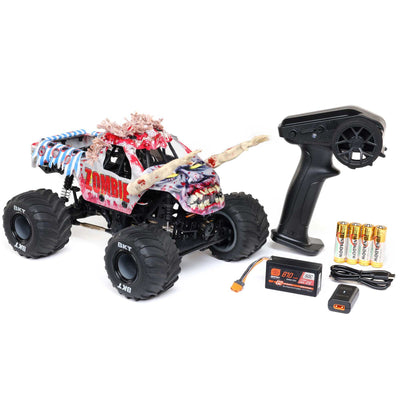 Losi Mini LMT Monster Truck Zombie 4WD RTR LOS01026T4