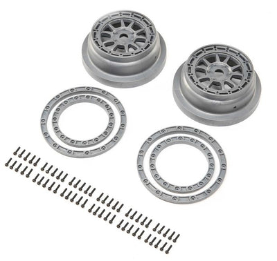Losi Jante Beadlock Grise (x2) SBR 2.0 LOS43029