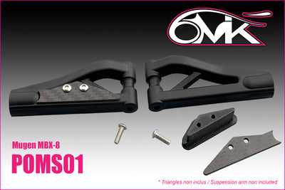 Optima Refuerzos del triángulo superior delantero Mugen MBX-8 POMS01