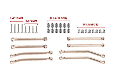 GPM Set de liens avant/arrière Laiton SCX30/160X-OC