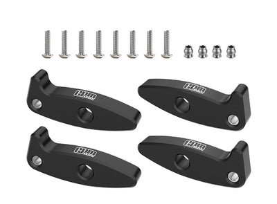 GPM Droop-jousituksen jatke, alumiinia 7075 (4 kpl) SCX30/2830-BK