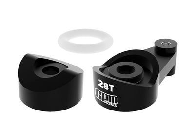 GPM Sauve servo 28dts Alu 7075 SCX30/28TSH-BK