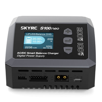 SkyRc Chargeur S100 neo (1-6S) 100W AC/DC SKY100202