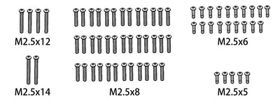 Absima Neon Fury schroefset 1/12 1610166