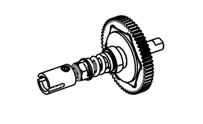 Absima Deslizador Completo Mini AMT BL/3S 1610142
