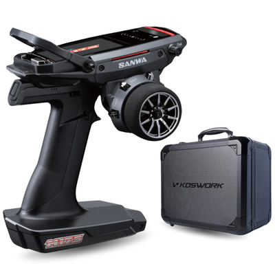 Sanwa Radio M17S + RX493i + Lipo + Case Koswork Aluminum