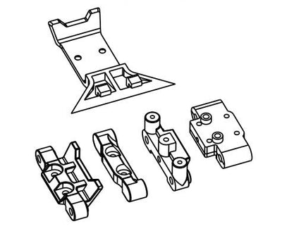 Absima Kit supports amortisseurs (5Pcs) Speck-B 1/24 HBP250102