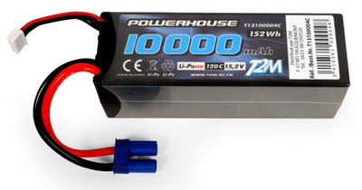 T2M Accu Li-po HV 15.2V 4S 10000mAH 120C T13100004C