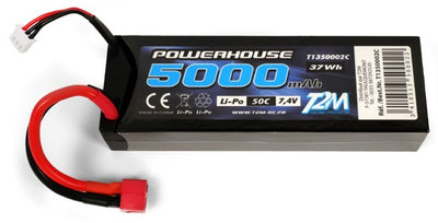 T2M Accu Li-po 7.4V 2S 5000mAH 50C T1350002C