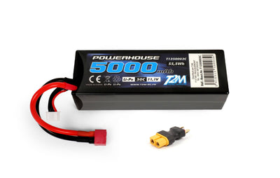 T2M Li-po battery 11.1V 3S 5000mAH 50C T1350003C