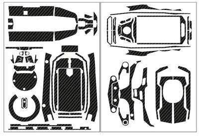 Skin 3D di T-Work in carbonio per FLYSKY G11P (la scheda) TS-080