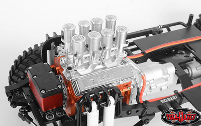 RC4WD Admission réaliste en aluminium CNC pour moteur V8 Z-S1829