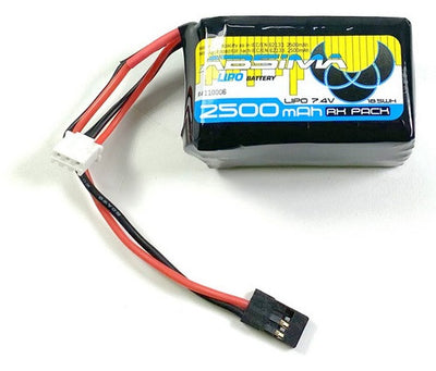 Absima Batterie Lipo 7.4V 2500mah JR Radio 4110006