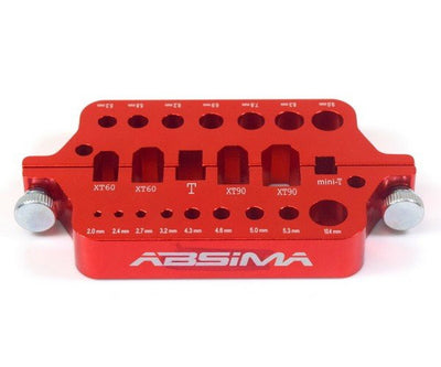 Absima Support à Souder en Alu Rouge 3000048