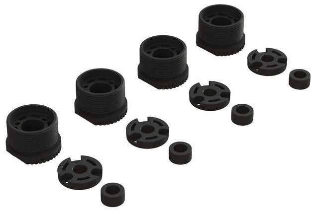 ENTRETOISE d'amortisseur arrière en aluminium de type 7075-t6 (4 pièces ENTRETOISE d'amortisseur arrière en aluminium de type 7075-t6 (4 pièces