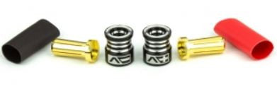 Avid Connecteur Or Bullet Male ø4mm avec Grip (6Pcs) AV10111-4