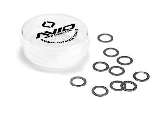 eMagTech Lot de 50 cales de cloche d'embrayage RC 5 x 7 x 0,1 mm en acier inoxydable PTK-H-5905 eMagTech Lot de 50 cales de cloche d'embrayage RC 5 x 7 x 0,1 mm en acier inoxydable PTK-H-5905