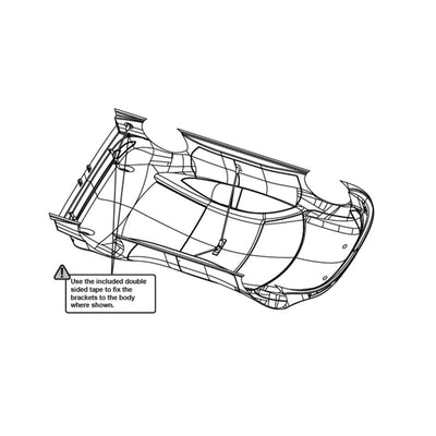 Aerox 1/10-mallin korin vahvike Touring AX035