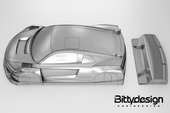 Bittydesign Carrosserie AR8GT3 GT 1/8 1/8 360mm BDGT8-R8LW