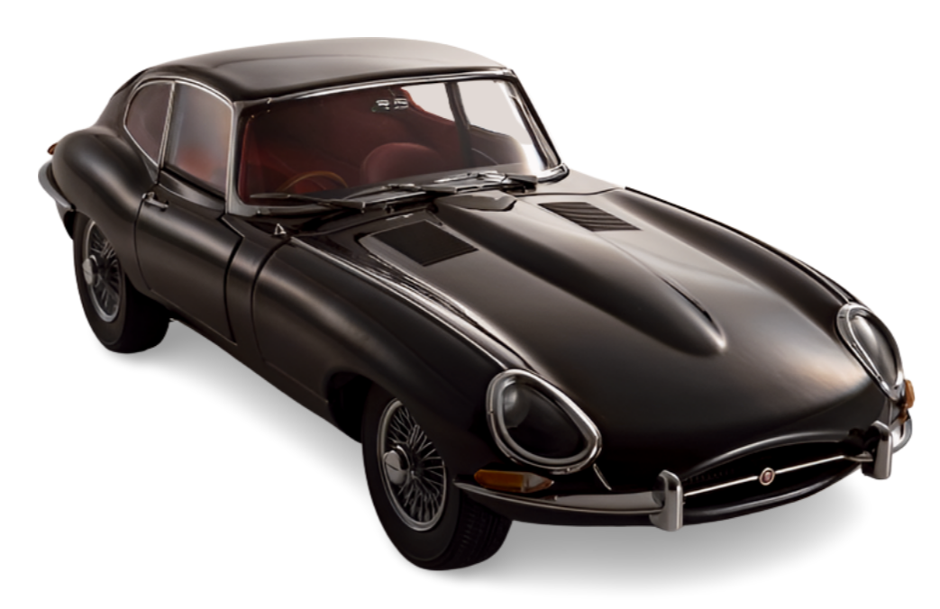 ミニカー 1/18 JAGUAR E-Type Kyosho Diecast Jaguar Type-E 3.8L Coupe MK1 1961 Noire 1/18