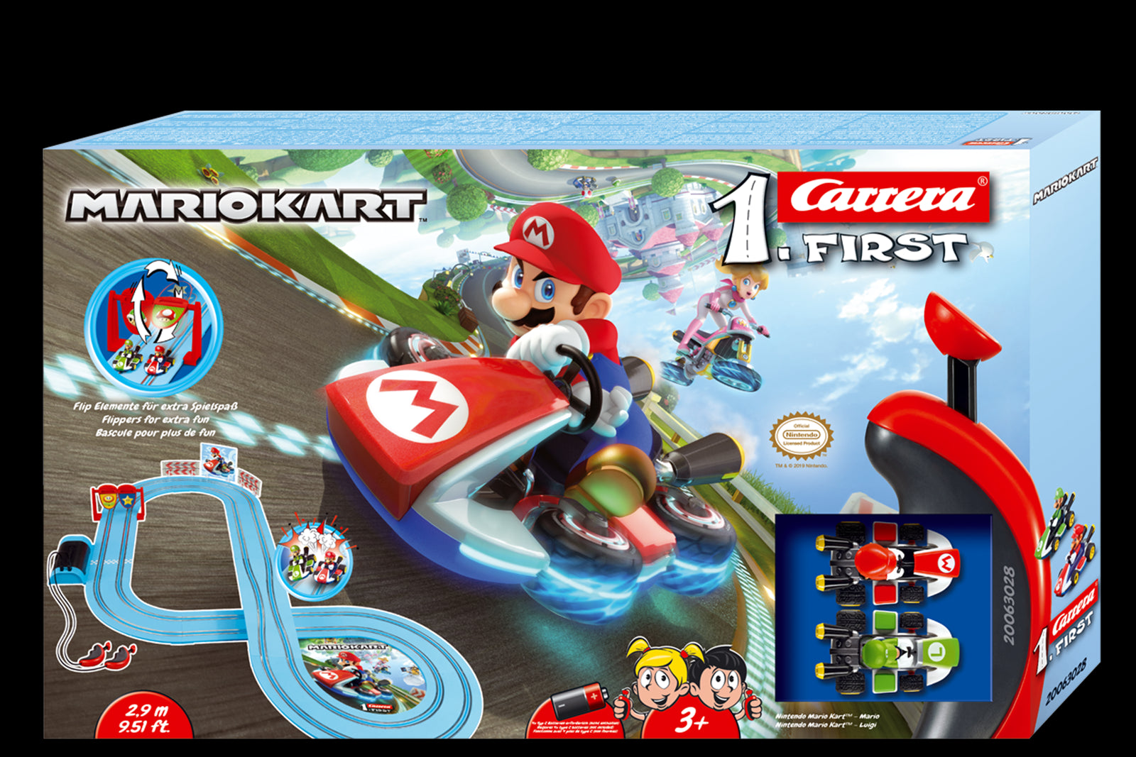 PAw Patrol Circuit de course + 2 voitures marque Carrera First
