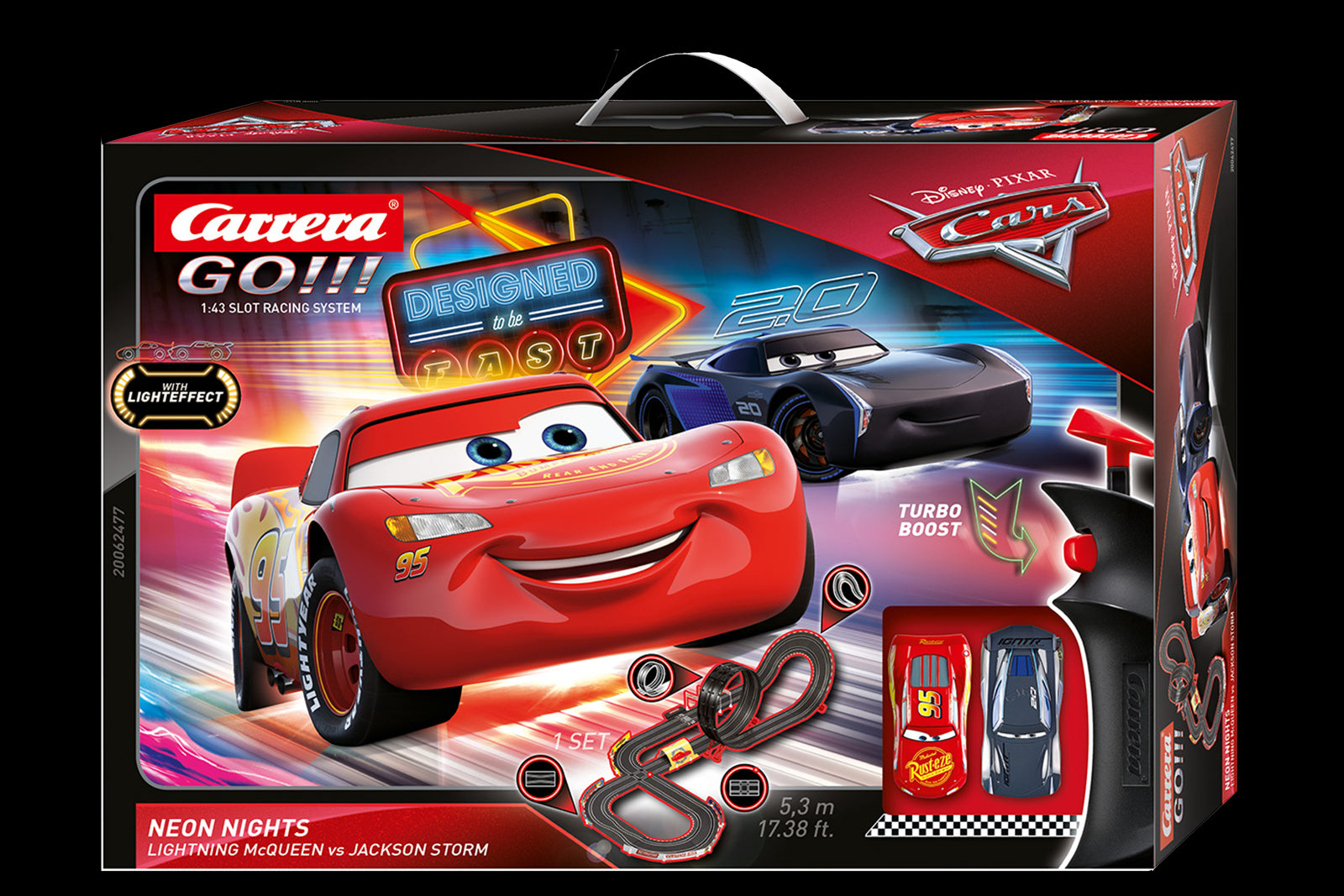 Circuit Carrera GO!!! Disney Pixar Cars Neon Nights