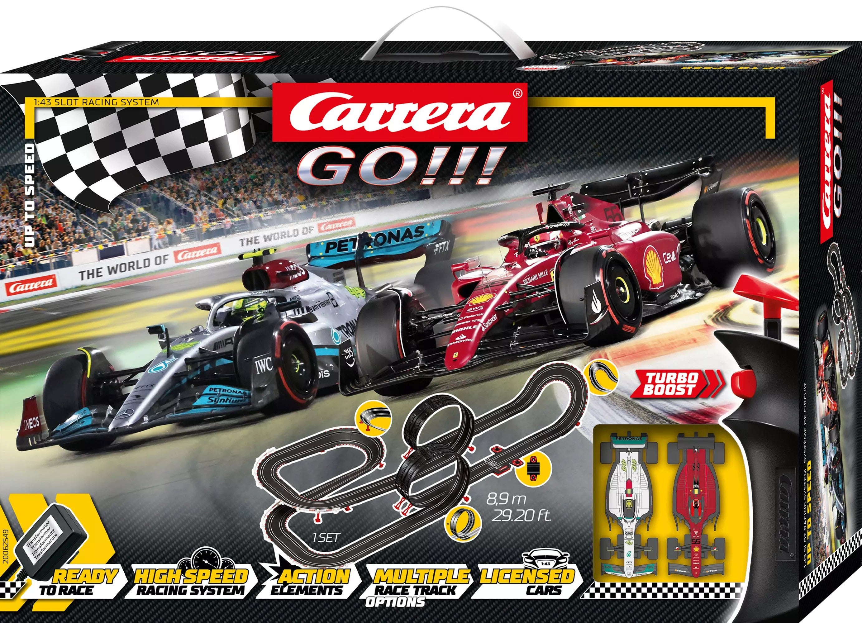 Carrera GO!!! GT Super Challenge Kit Circuit de Course I Circuits de Course  et Voitures