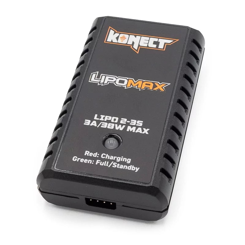 Konect LipoMax Lipo 2S-3S Charger KN-LIPOMAX Konect LipoMax Lipo 2S-3S Charger KN-LIPOMAX