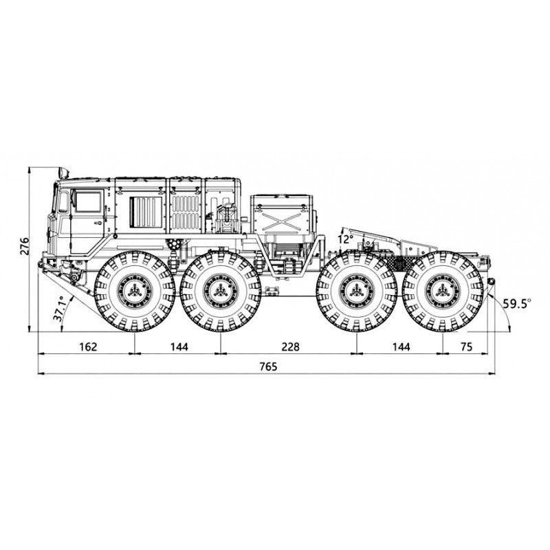 Cross-RC Camion militaire BC8 Mammoth Flagship version