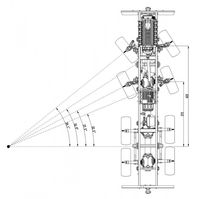 Cross-RC Camion militaire DC8 1/12 Kit