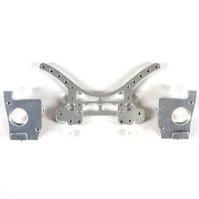 FG Stoßdämpferhalter + Zelle Hinten (3Pcs) Alu 68400