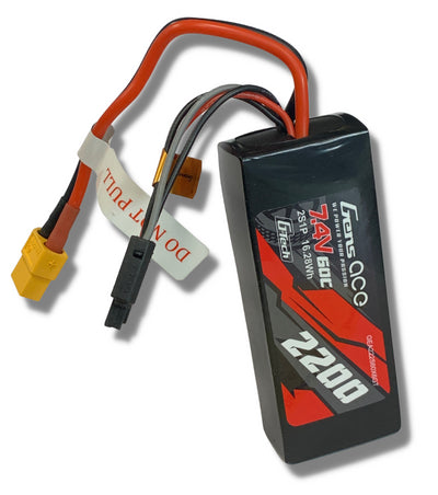 Gens Ace Accu lipo G-Tech 7.4v 2200mAh 60C XT60