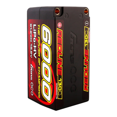 Gens Ace Redline Accu lipo Shorty Hv 15.2v 6000mah 130C LCG 4S1P