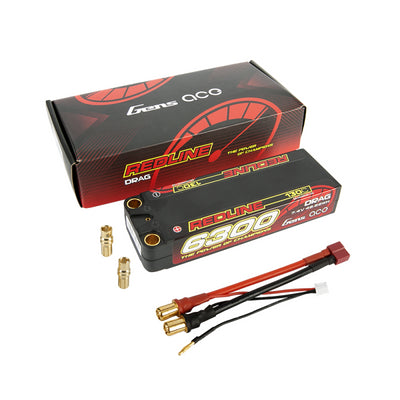 Gens Ace Redline Series Drag Accu lipo 7.4v 6300mah 130C 2S2P