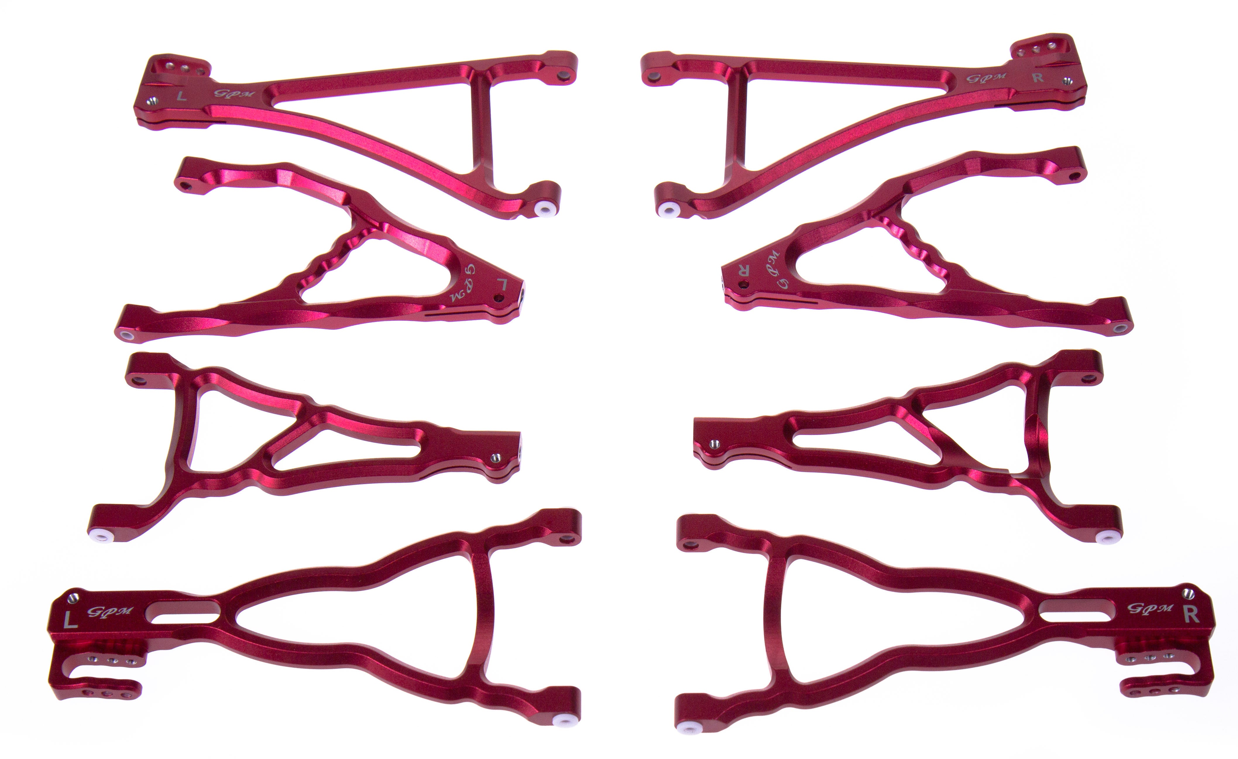 GPM Complete Red Aluminum Front rear Triangle Set ER4567 R gpm-complete-red-aluminum-front-rear-triangle-set-er4567-r