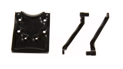 GPM Skid Plate Arrière Aluminium Noir CRA331R-BK