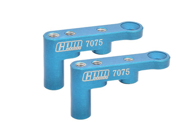 GPM Support de servo Alu 7075 Bleu (x2) BBX024-SB