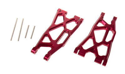 GPM Triangles inférieur avant/arrière alu rouge (x2) TXM055F/R-R