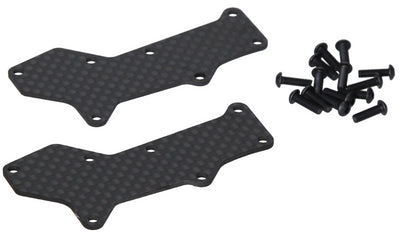 HB Racing Renfort de triangle Avant carbone (2Pcs) D8 Evo HB204842