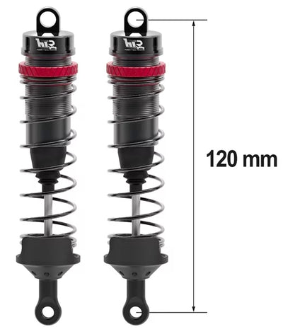 Hobbytech Amortisseurs 120mm Big Bore 16mm + Kit ressorts 1/8 HTR-508120