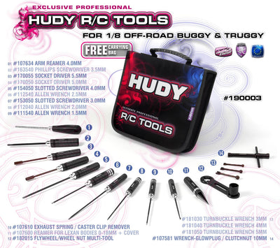 Hudy Set d'outils Avec Sac de Transports 190003